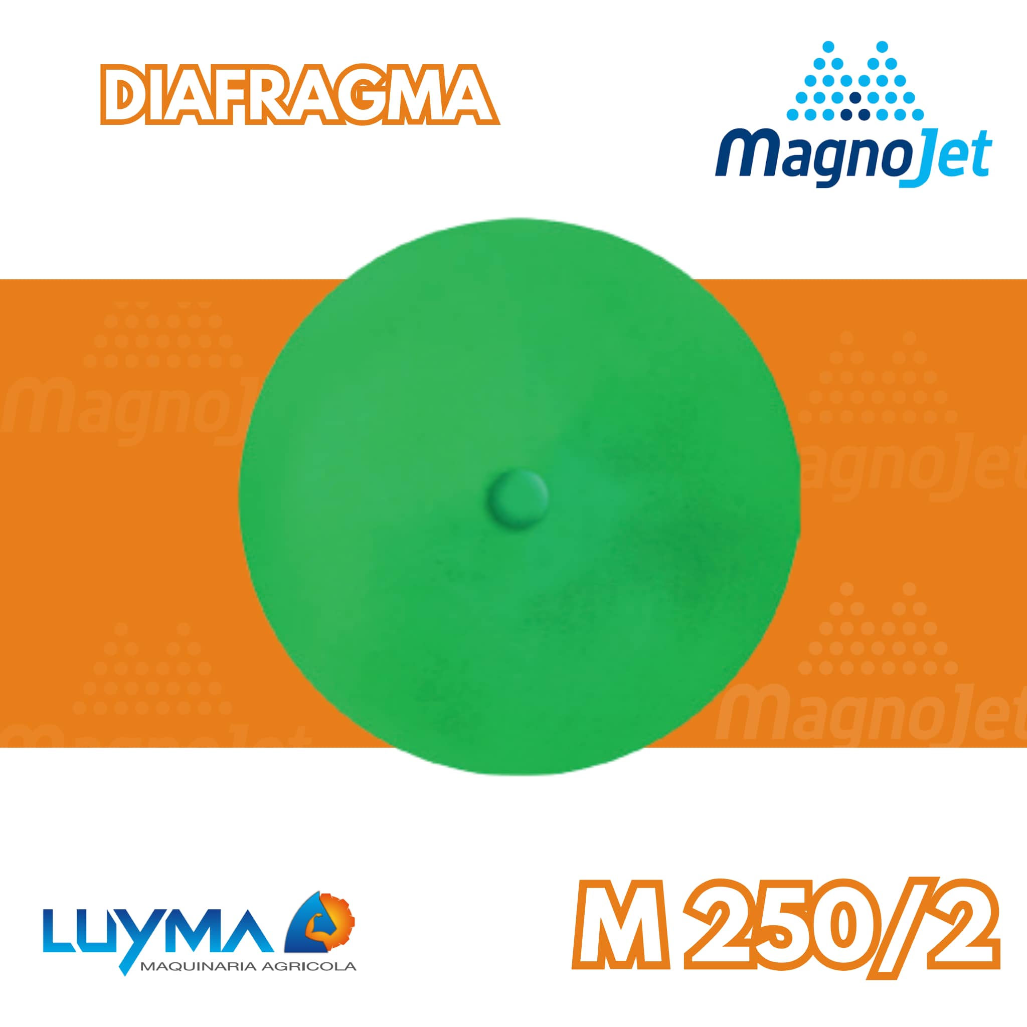 Diafragma Viton Magnojet M250/2 para Portaboquillas