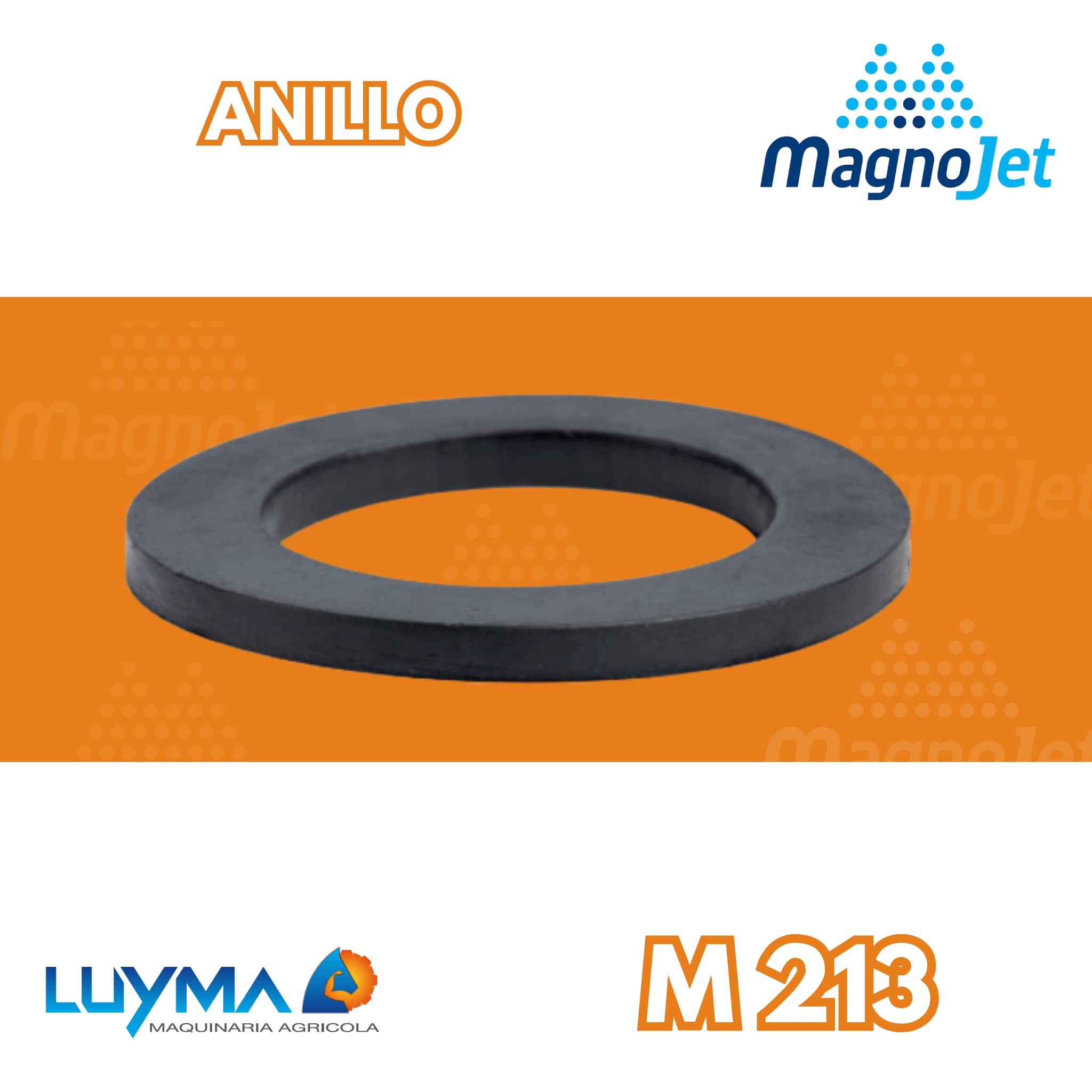 Anillo Magnojet 10.5x15x1.8 Nitrilo Fumigadora