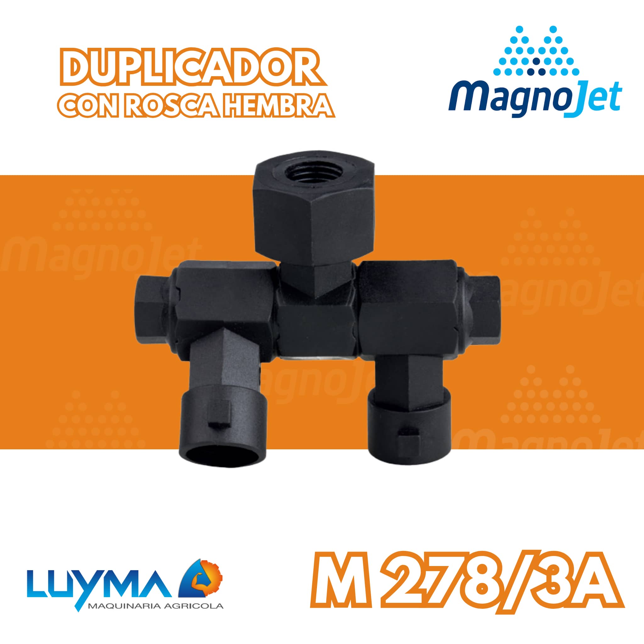 Duplicador Magnojet M278/3A M22 | Portaboquilla