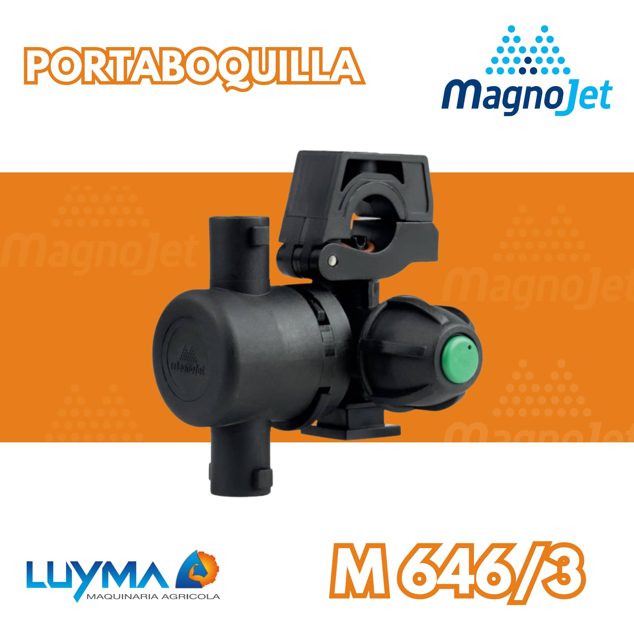Portaboquilla Magnojet Bijet 3/4” Antigoteo Clamp
