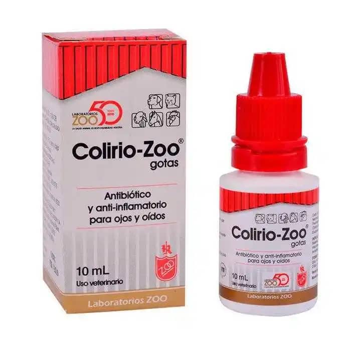 Antibiótico Colirio-Zoo gotas x 10 Ml