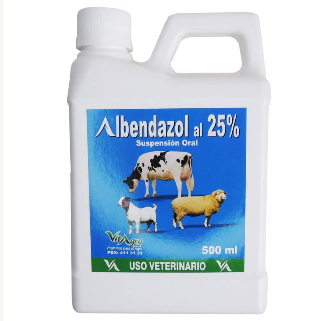 Antiparasitario Albendazol 25% x 500 Lt