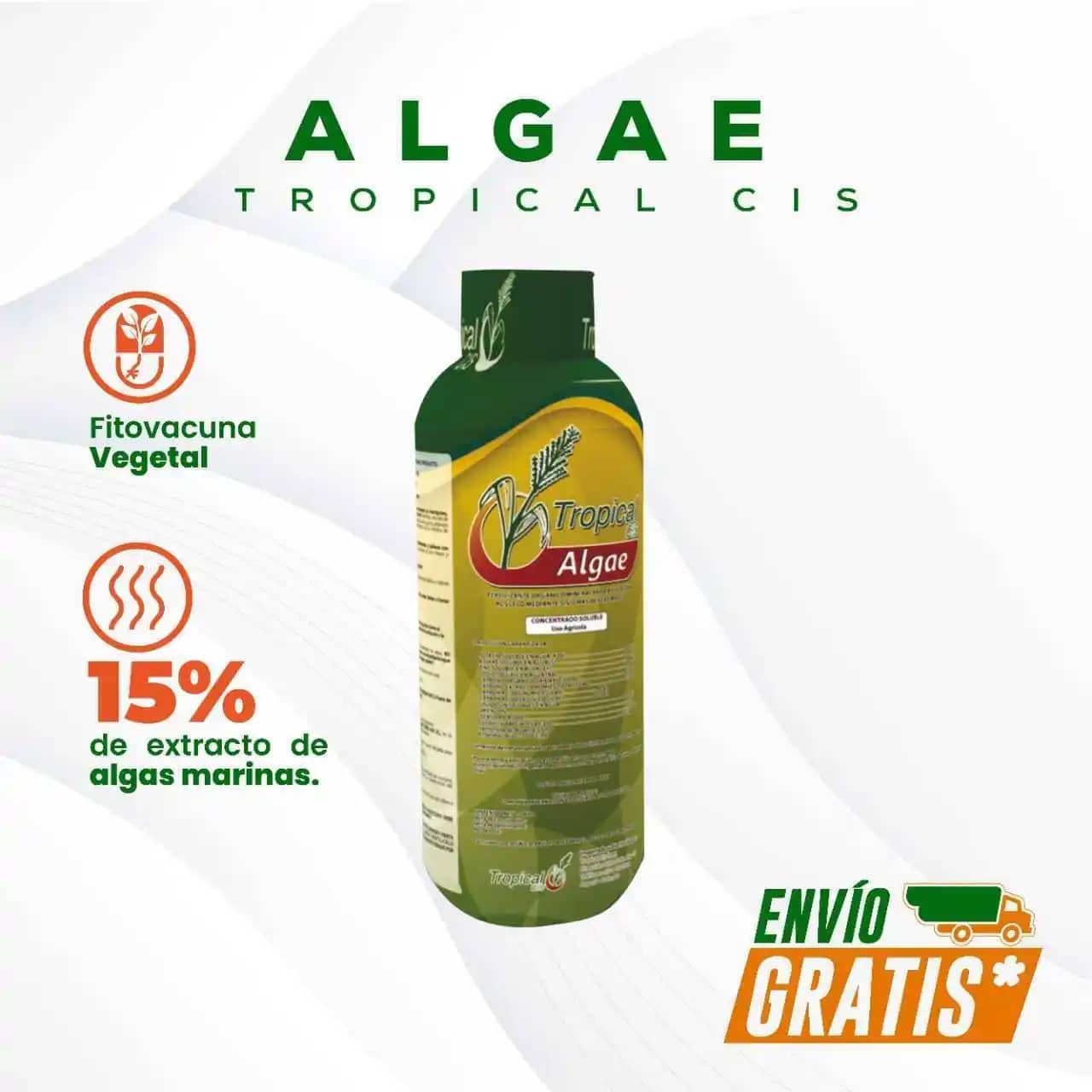 Biofertilizante Foliar Tropical Algae x 12 Lt
