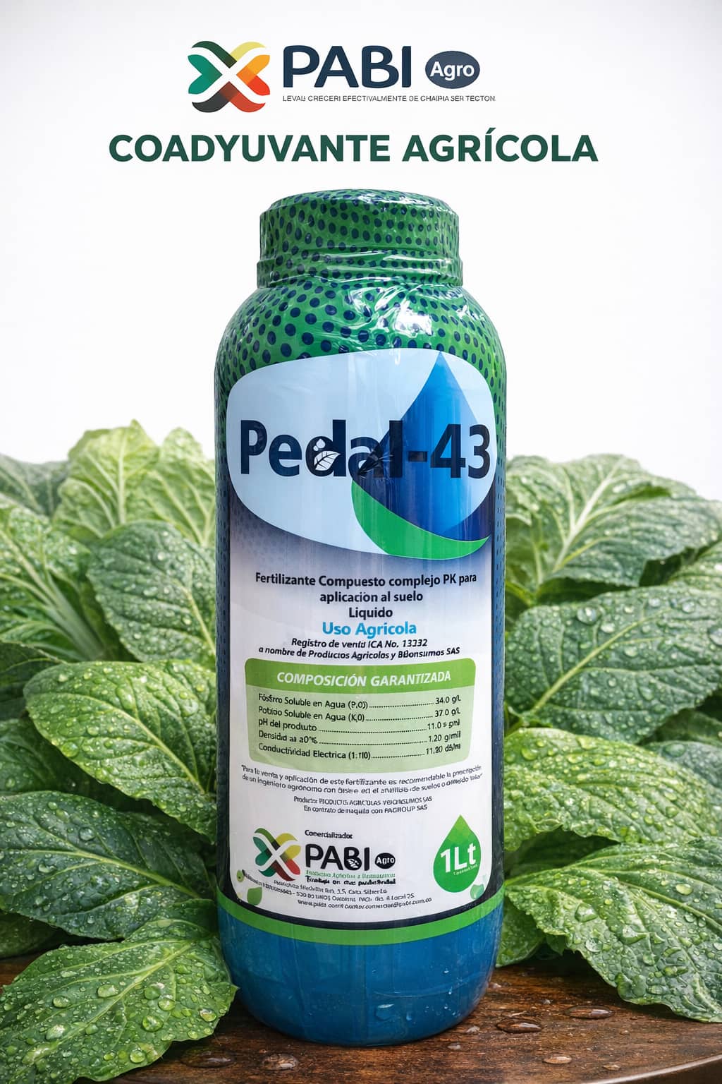 PEDAL 43 1 Litro | Coadyuvante Agrícola Orgánico-Mineral