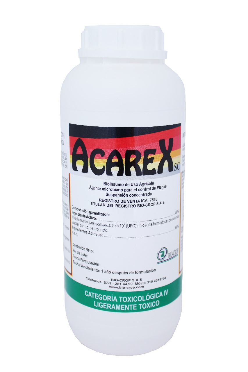 Acaricida Biologico Acarex SC 1L