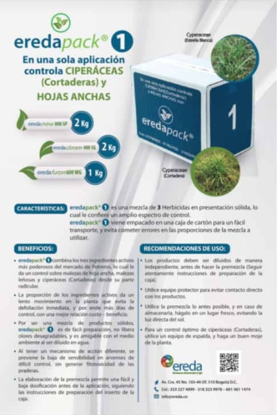 Herbicida Eredapack 1 + Pegal Silikon (Coadyuvante)