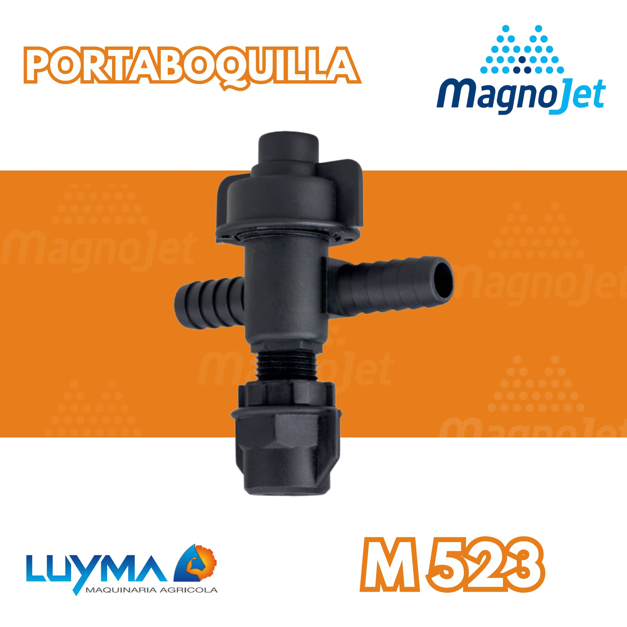 Portaboquilla Magnojet T 1/2 Antigoteo JCT Agro