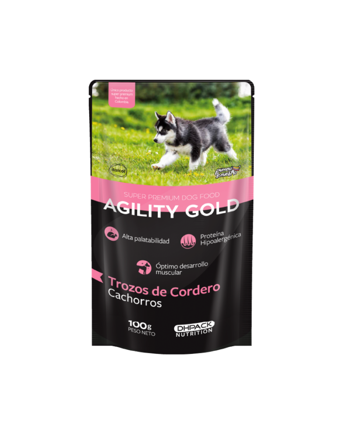 Agility Gold Pouch Cachorros x 100 Gr