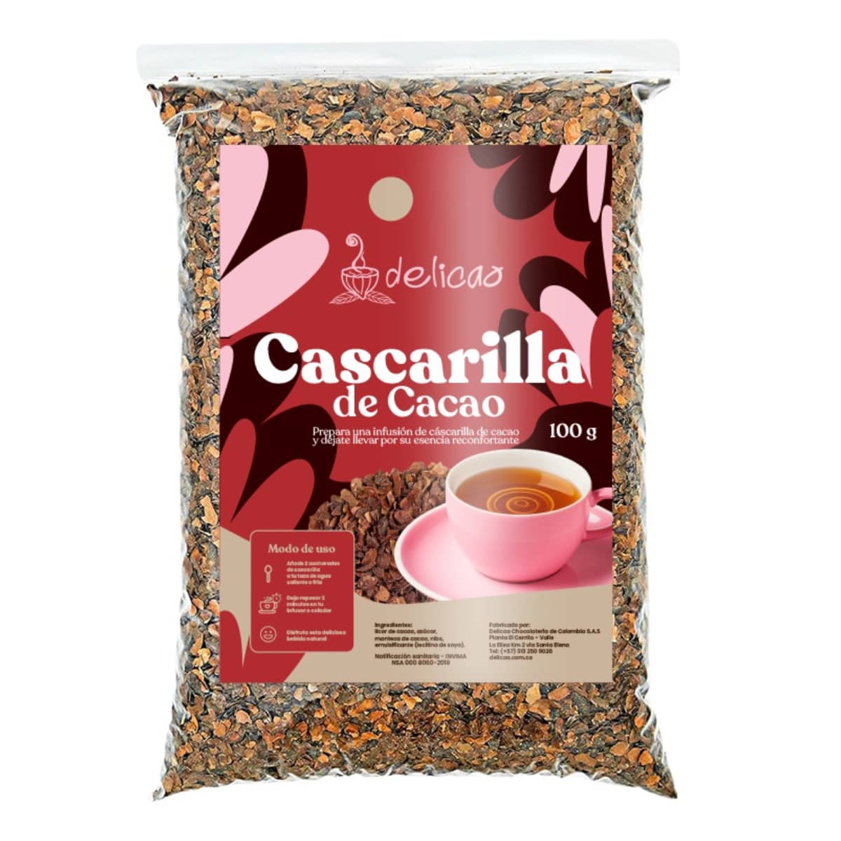 Cascarilla de cacao - 100 gr