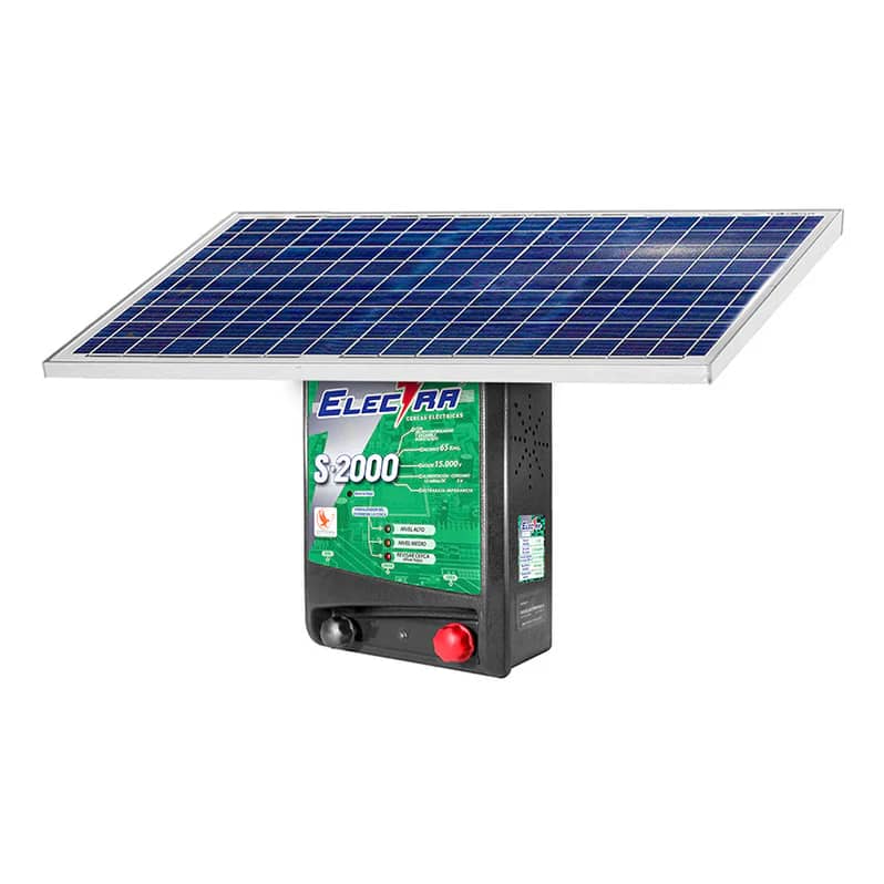 Impulsor Electra S2000 con panel solar | Cerca eléctrica 65 km