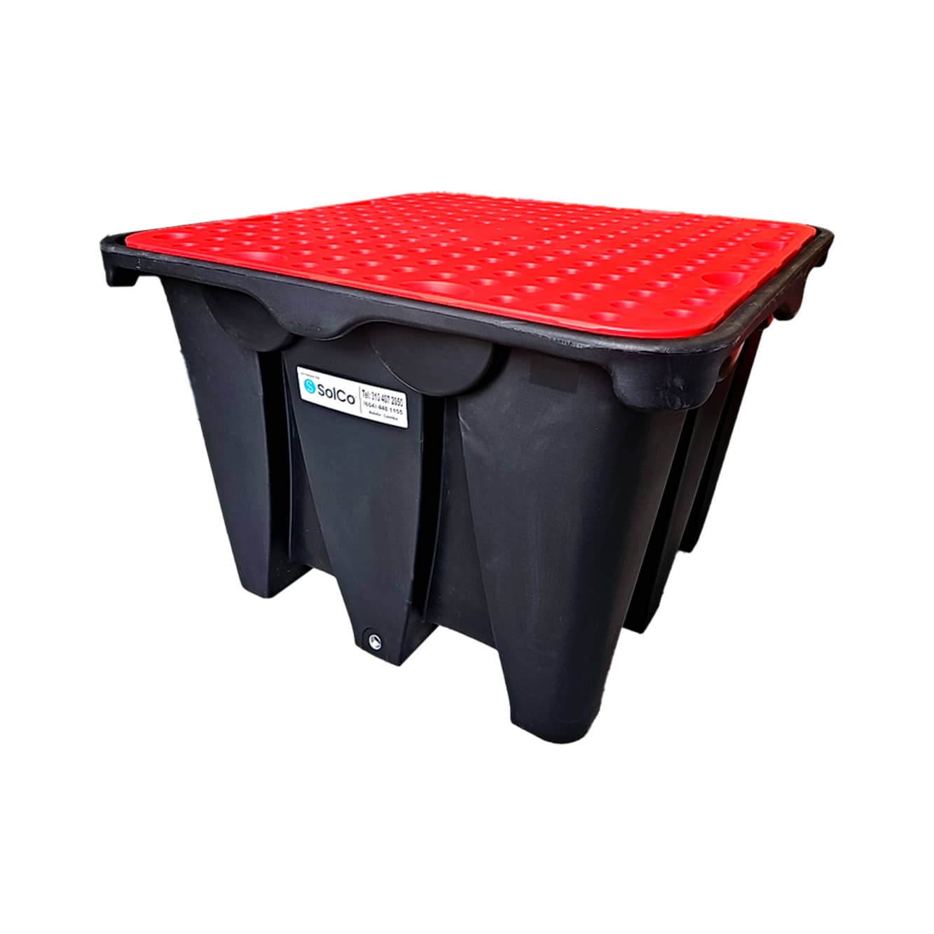 Estiba de contención para tanques IBC 1100L