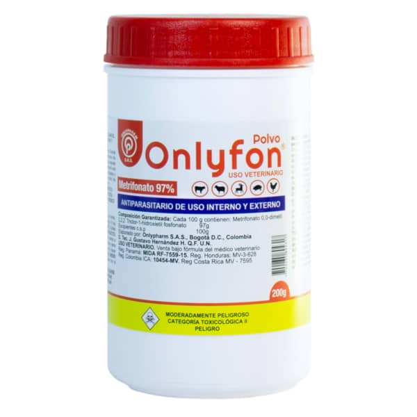 ONLYFON Polvo 200 g– Control de ectoparásitos y parásitos
