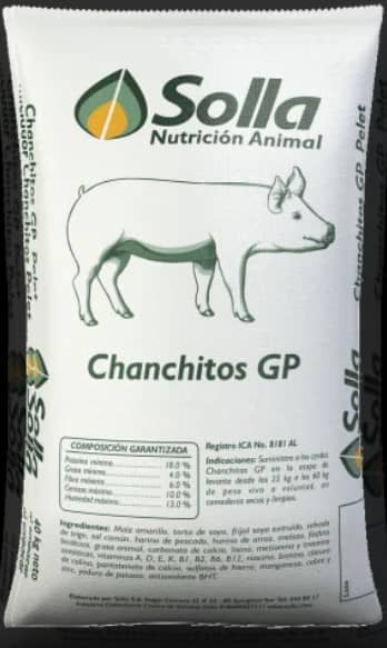 Alimento Chanchitos G&P Pellet x 40 Kg