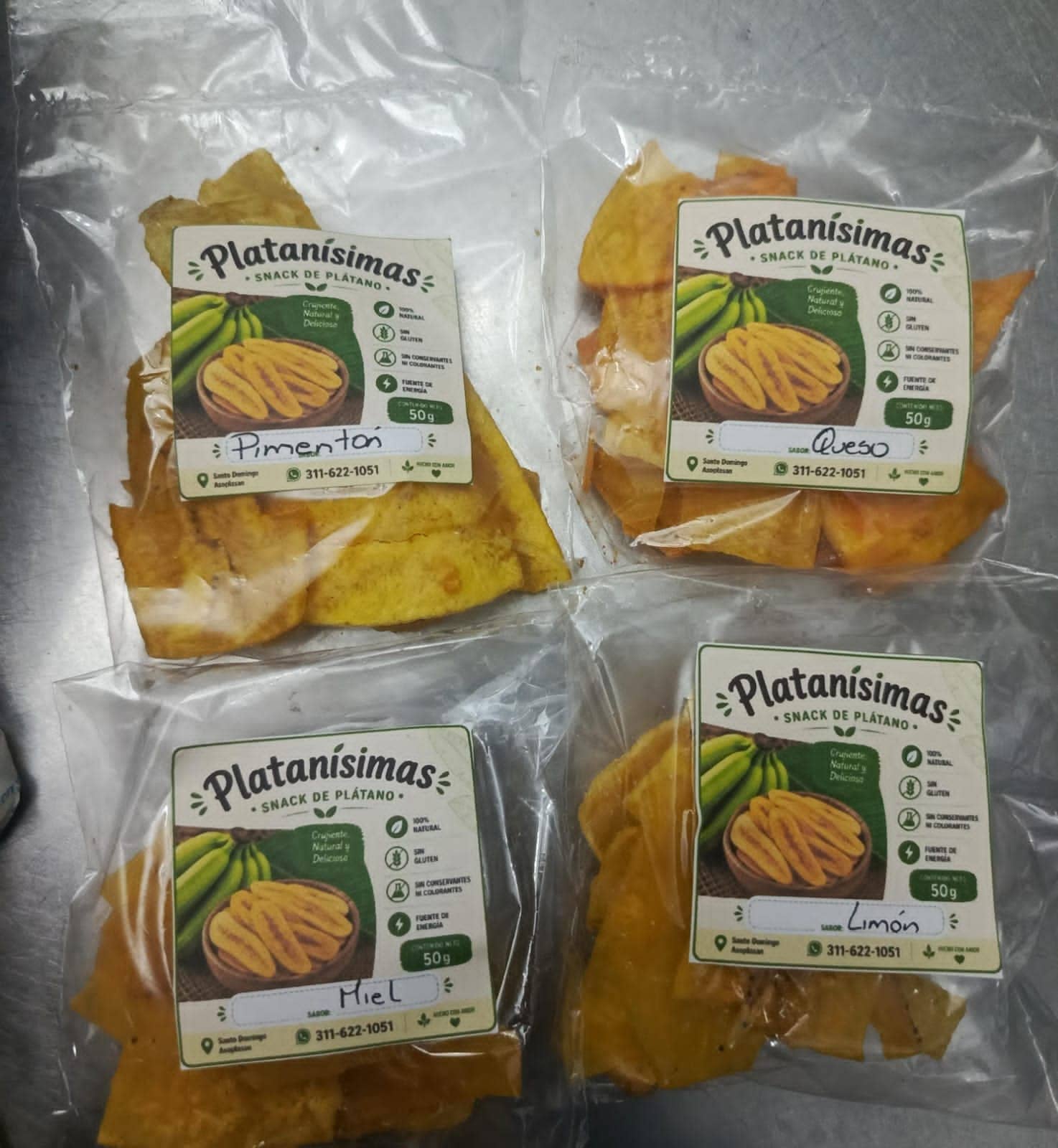 Snack de Plátano Miel