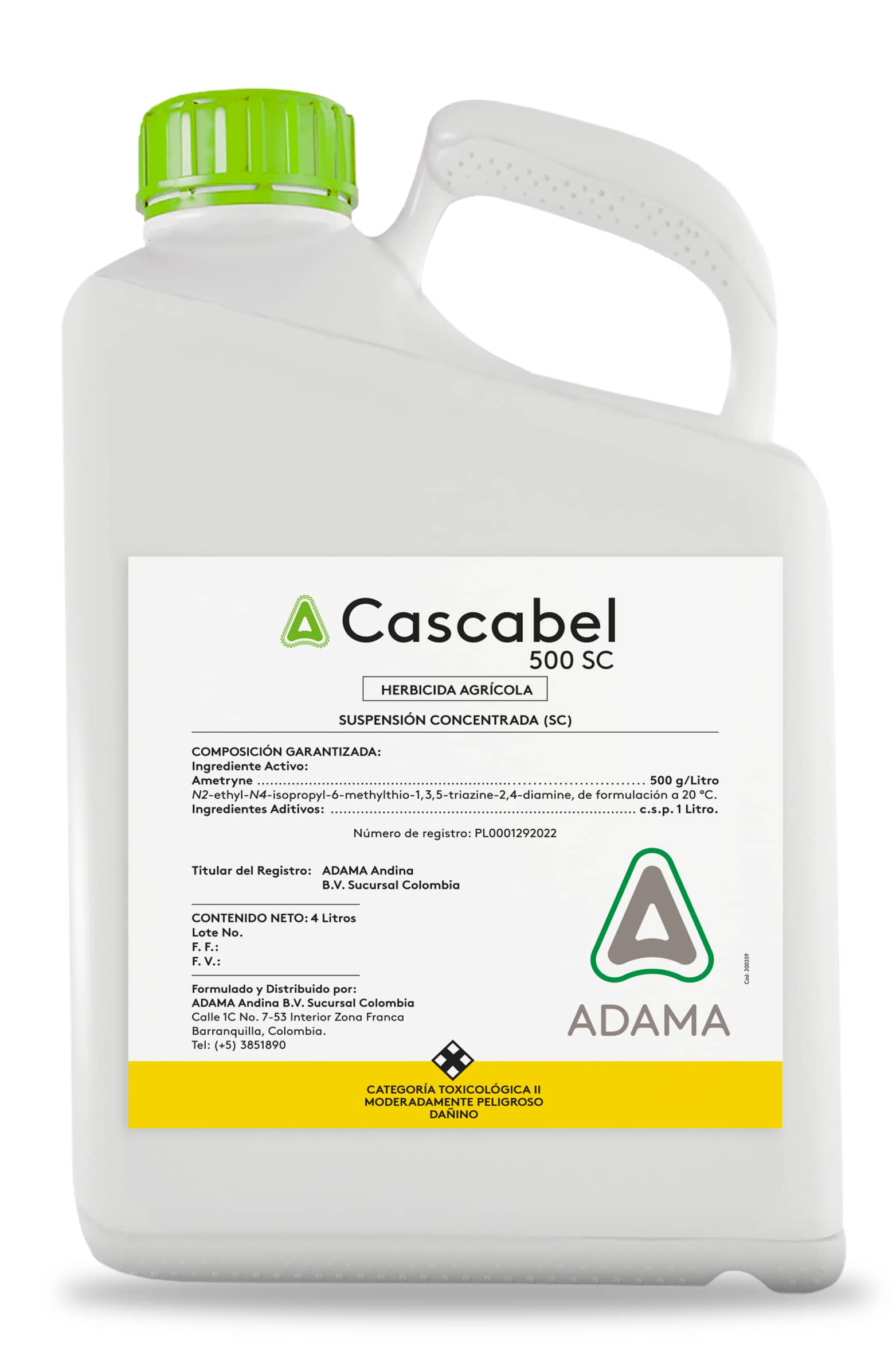 Herbicida Cascabel 500 SC x 4 Lt - Adama