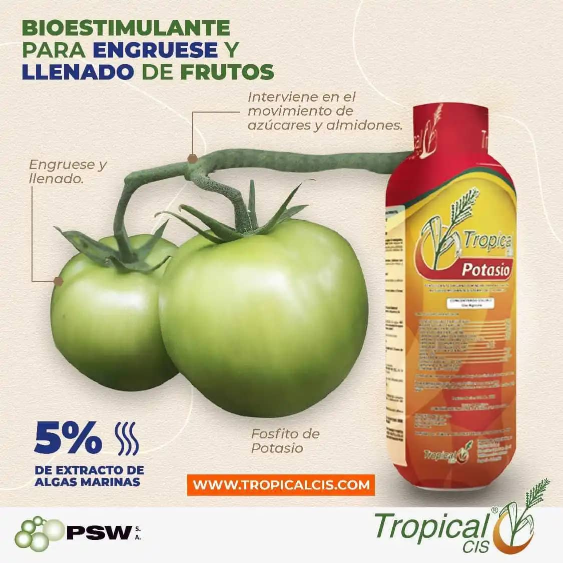 Biofertilizante Tropical Potasio x 1 Lt