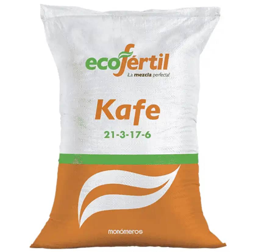 Fertilizante Kafé 21-3-17-6 x 50 Kg - Ecofértil