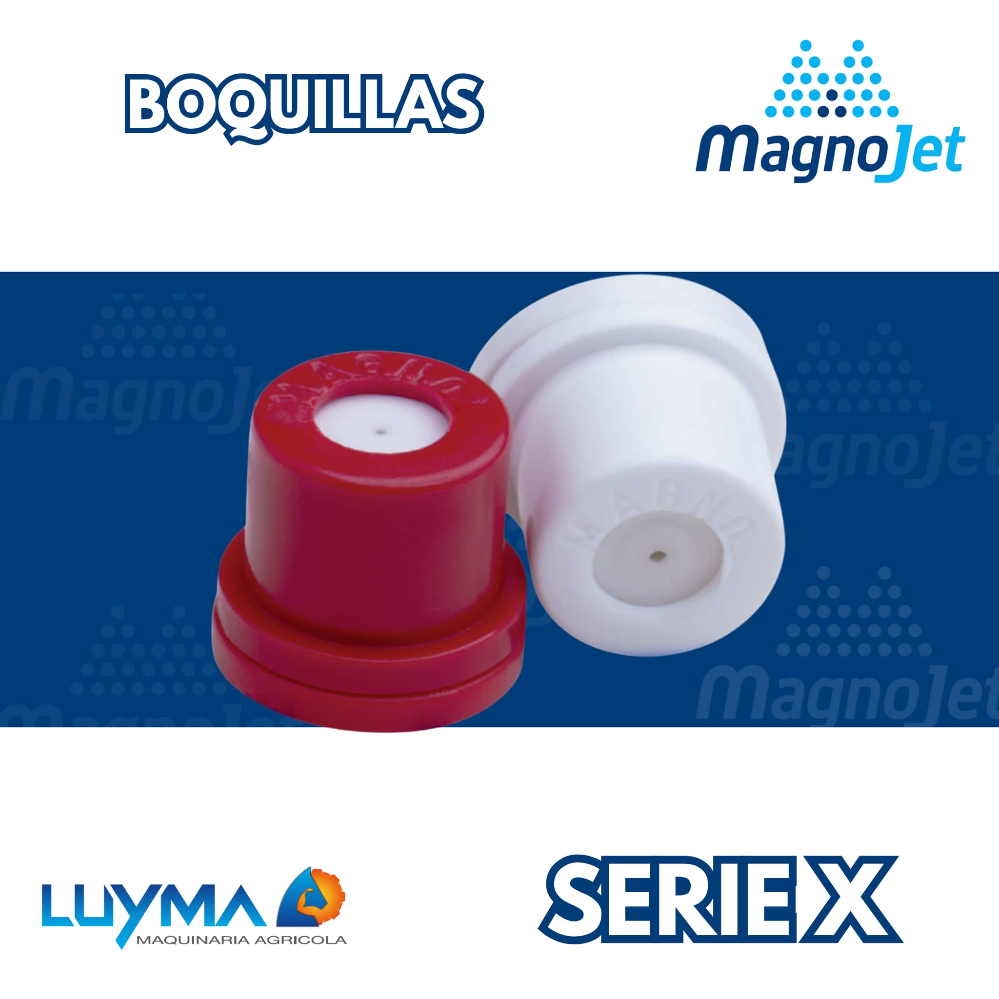 Boquilla Magnojet Serie X 85° | Cono Hueco Preciso