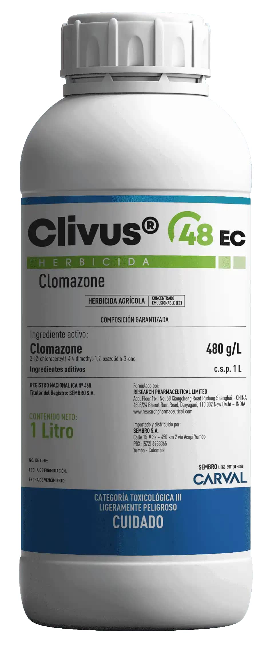 Herbicida sistémico Clivus 48 EC x 1 litro