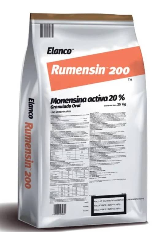 Suplemento Rumensin 200 x 25 Kg - Elanco