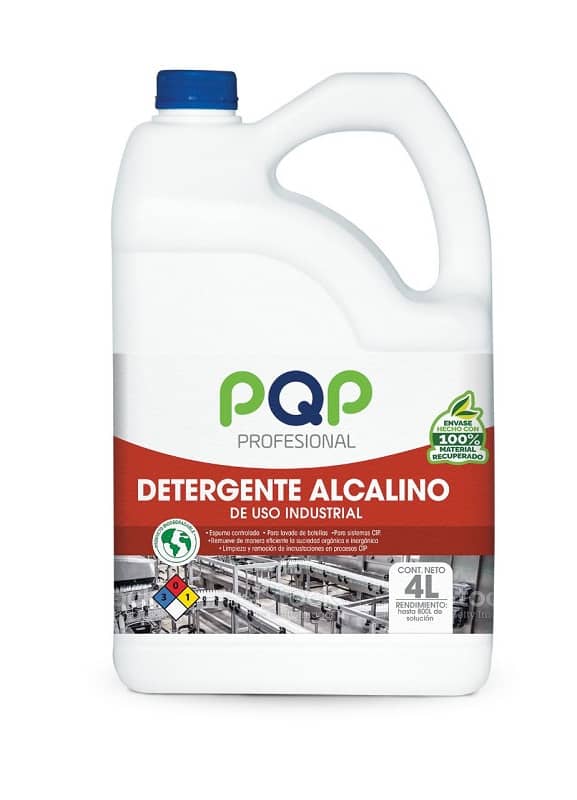 Detergente Liquido Alcalino PQP Pro 4 L