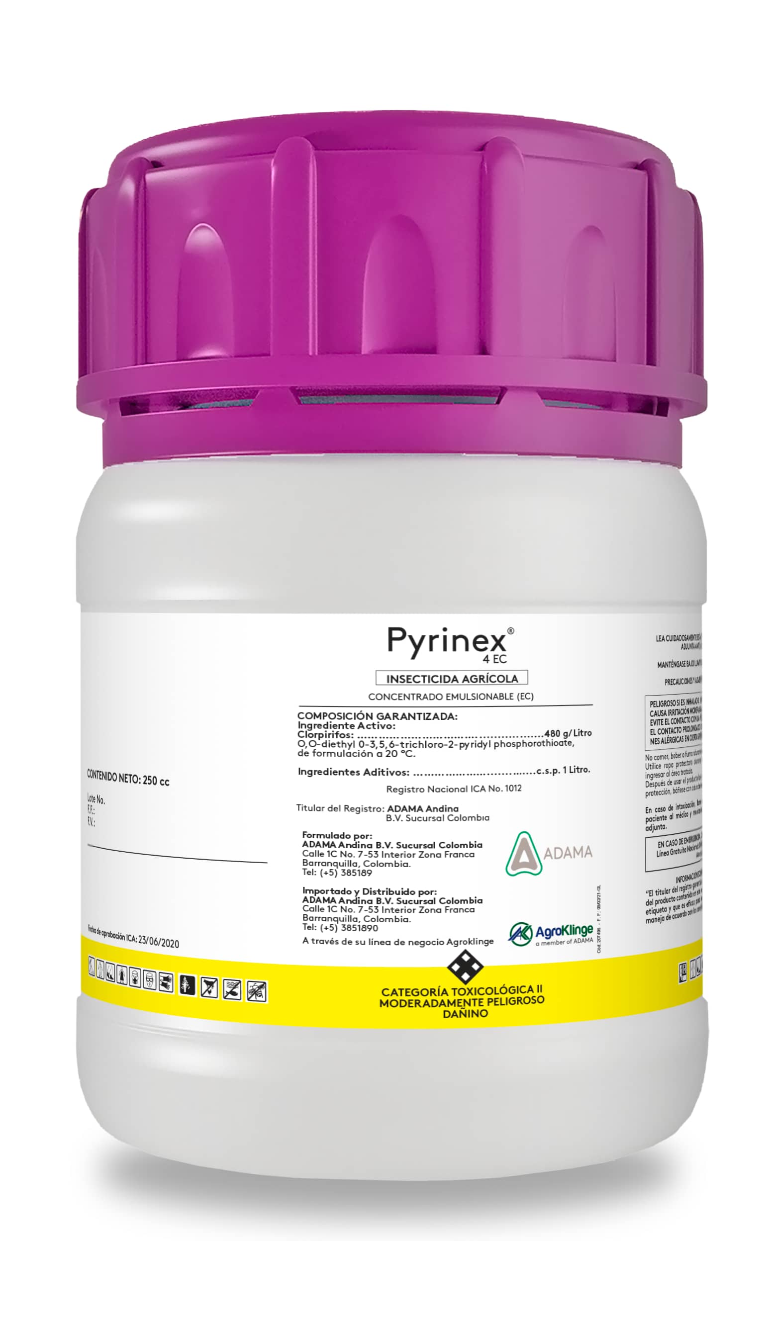 Insecticida Pyrinex® 4 EC x 250 cc - Adama