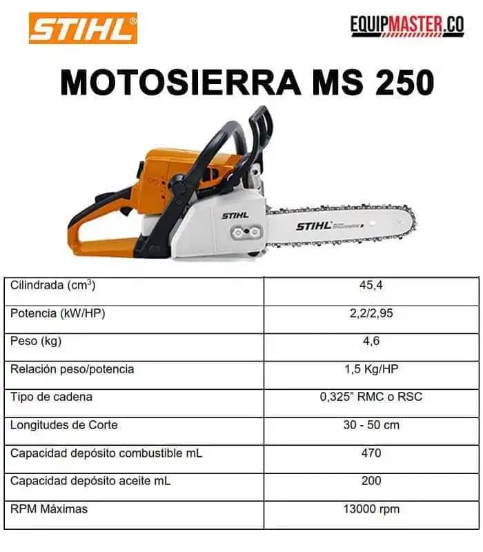 Motosierra STIHL MS250