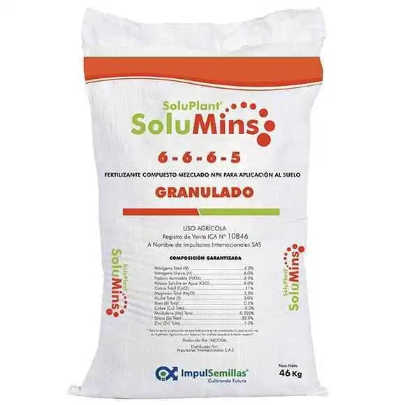 Fertilizante Soluplant Solumins x 1 Kg - Impulsemillas