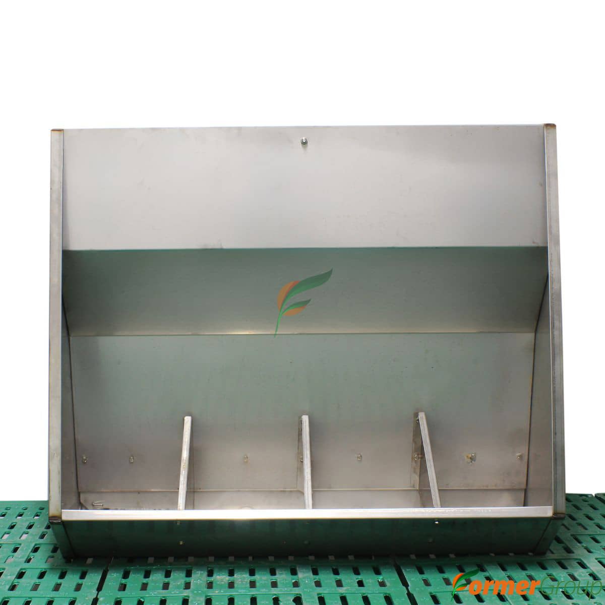 Comedero Automático 4 Puestos para Cerdos en Acero