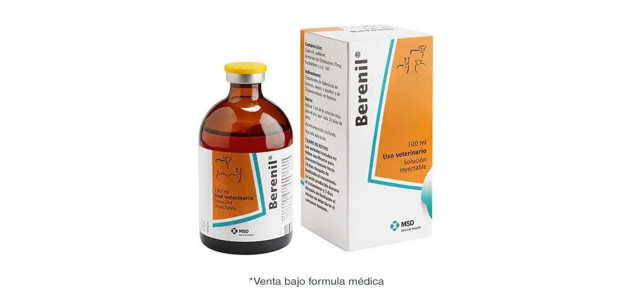 Hemoparasiticida Berenil x 100 ml - MSD