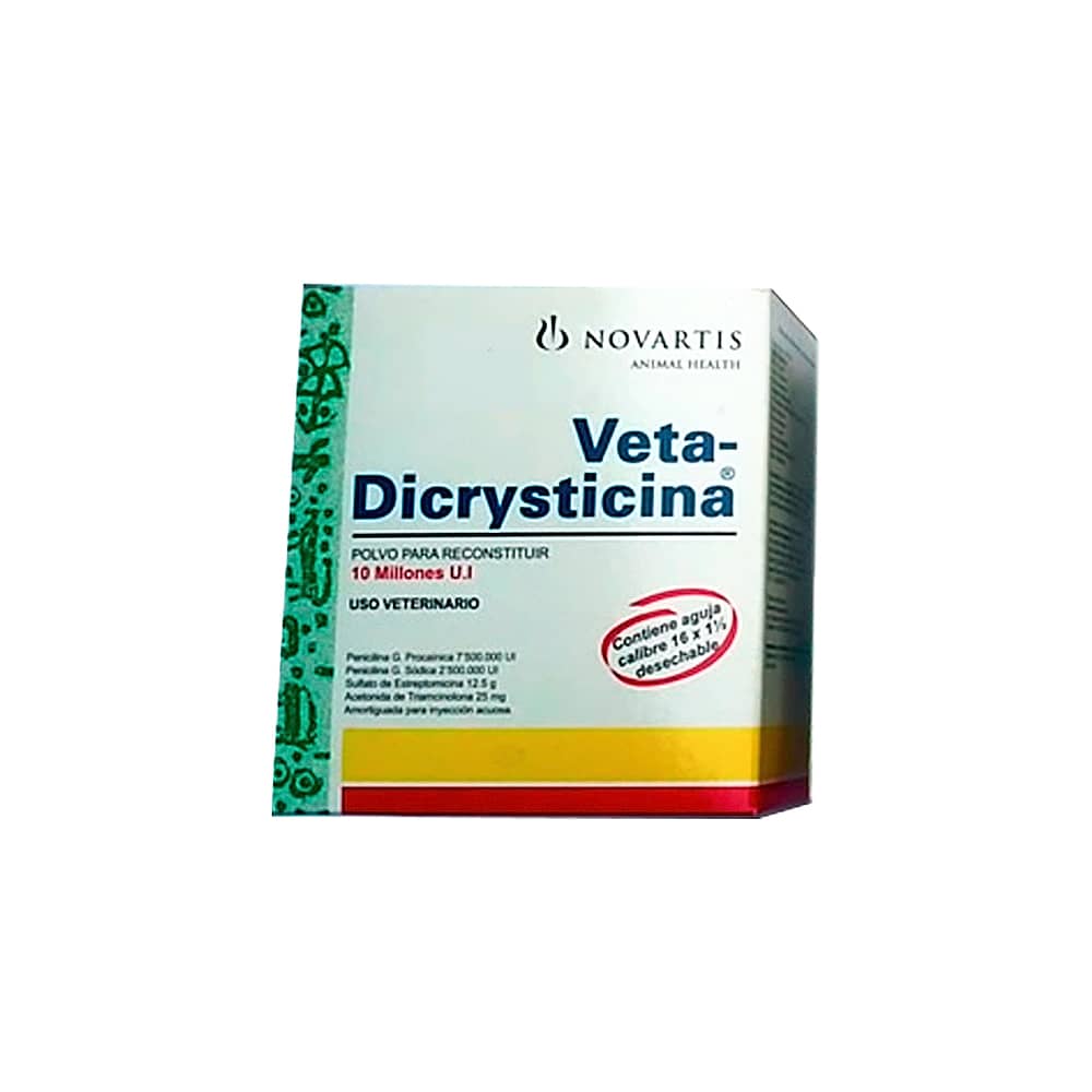 Vetadicrysticina 10.000.000 UI Elanco | Antibiótico veterinario