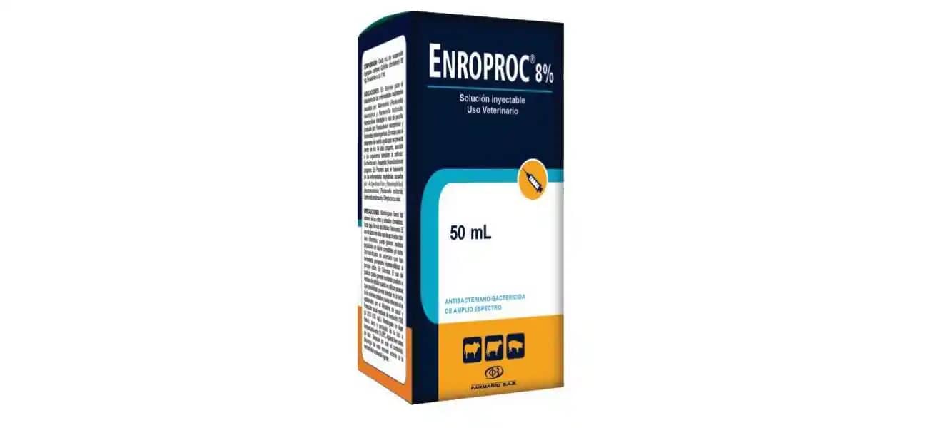 Antibiótico Enroproc 8% Iny Fco X 100 Ml