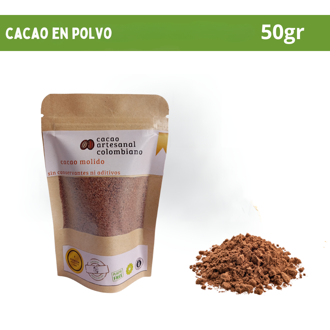 Cacao en polvo x 50 Gr