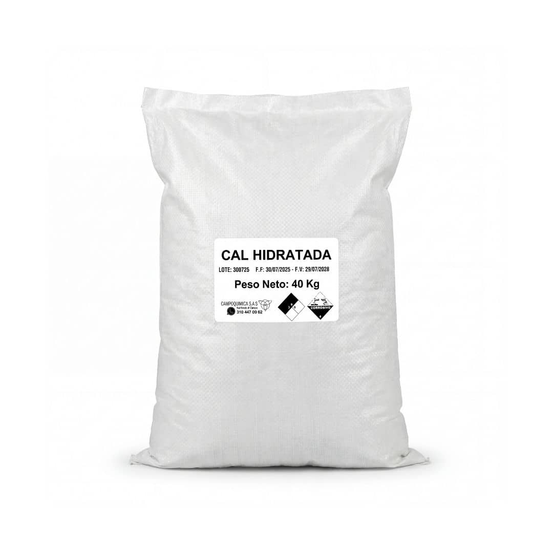 Cal Hidratada Caltek 40 kg - Encalado y estabilización de suelos