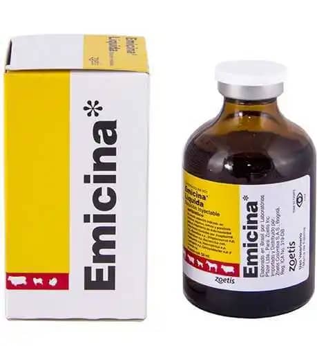 Antibiótico Emicina® Líquida Inyectable x 20ml - Zoetis