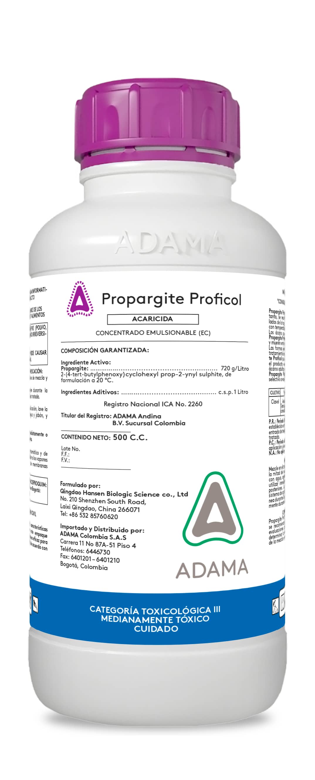 Acaricida Propargite 6 EC x 500 cc - Adama