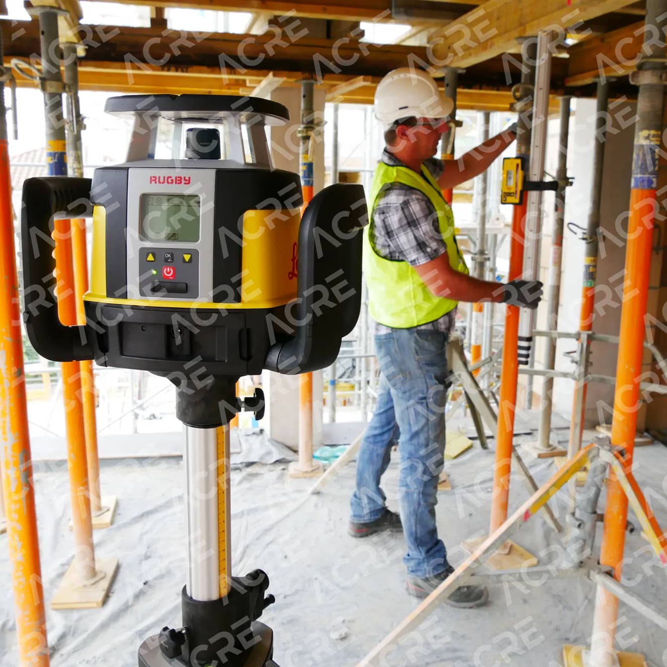 Nivel Láser Rotativo Leica Rugby CLH 1350 m IP68