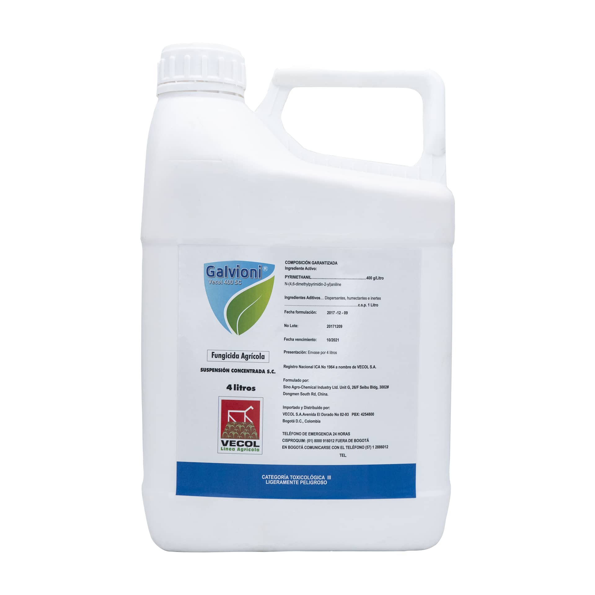 Fungicida  Galvioni Vecol 400 SC x 250 ml