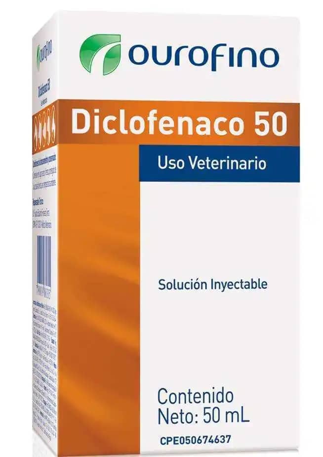 Antiinflamatorio Diclofenaco 50 x 50 Ml - Ourofino