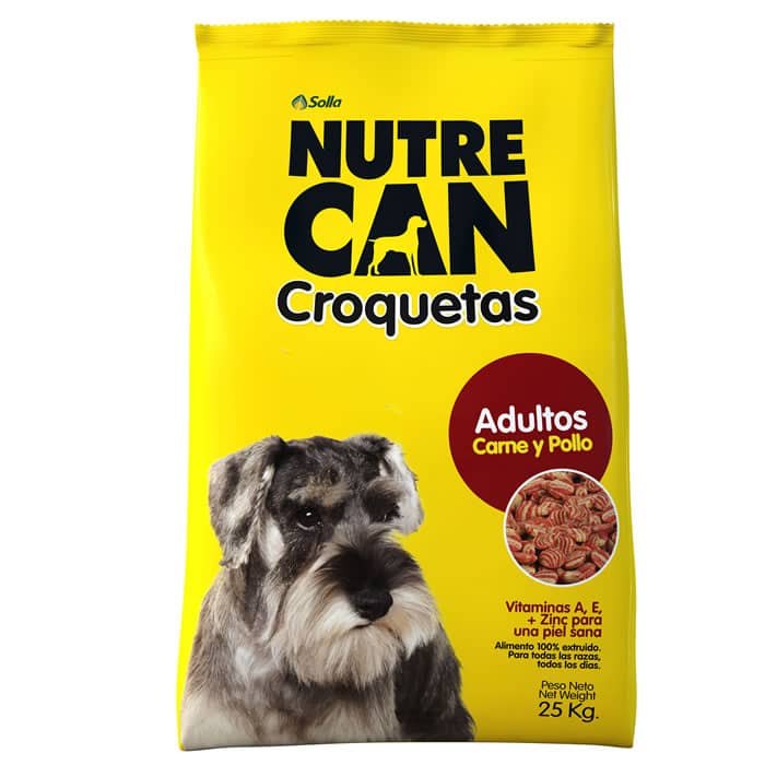 Alimento para Caninos Nutrecan Croquetas Adultos x 25 kg