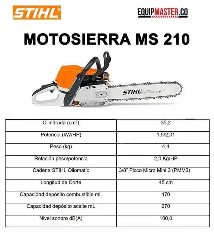 Motosierra STIHL MS210