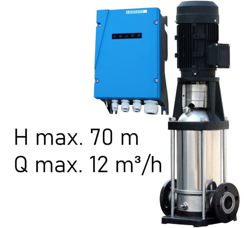 Electrobomba Solar PS2-4000 CS-F8-8 Lorentz - Riego Eficiente