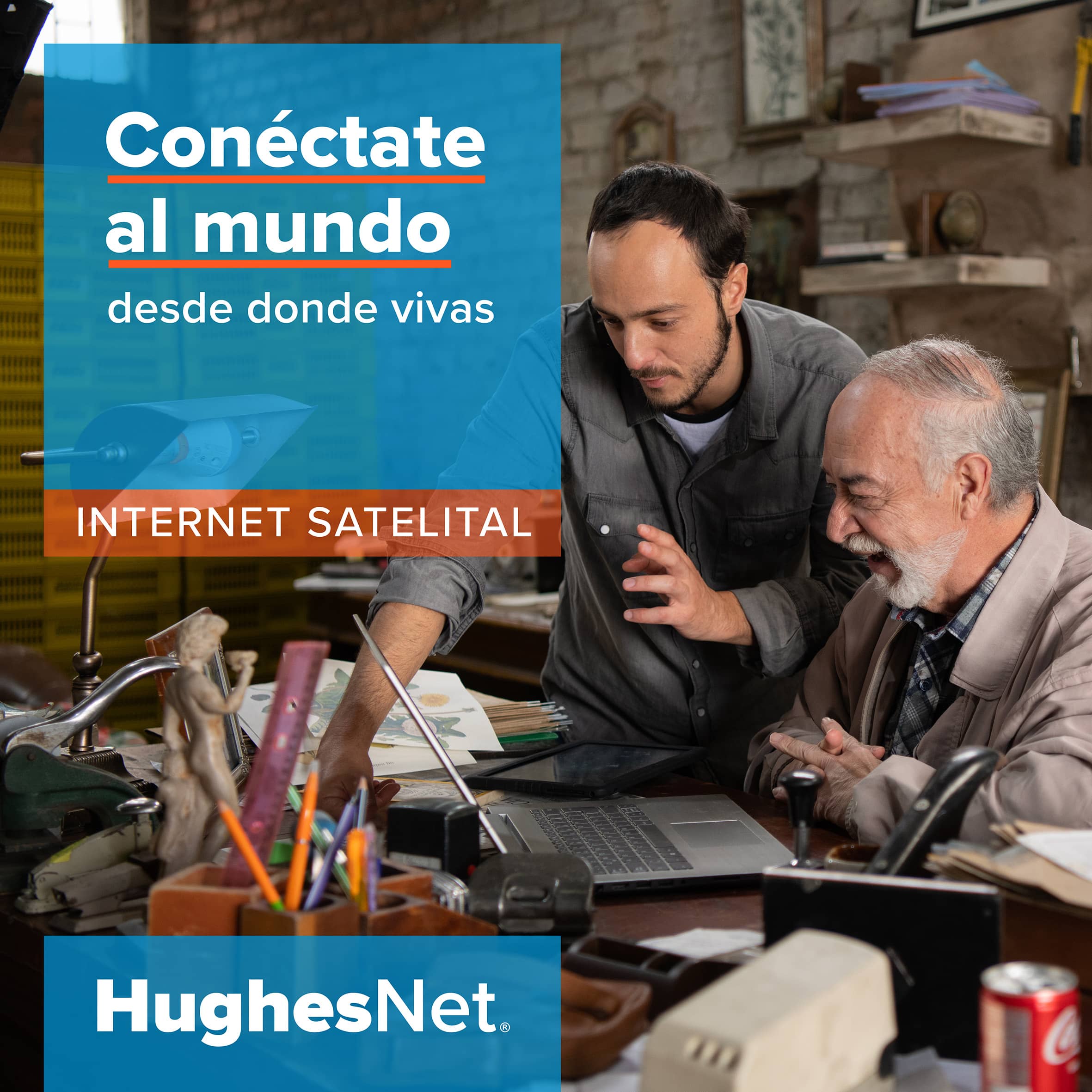 Internet satelital - HughesNet