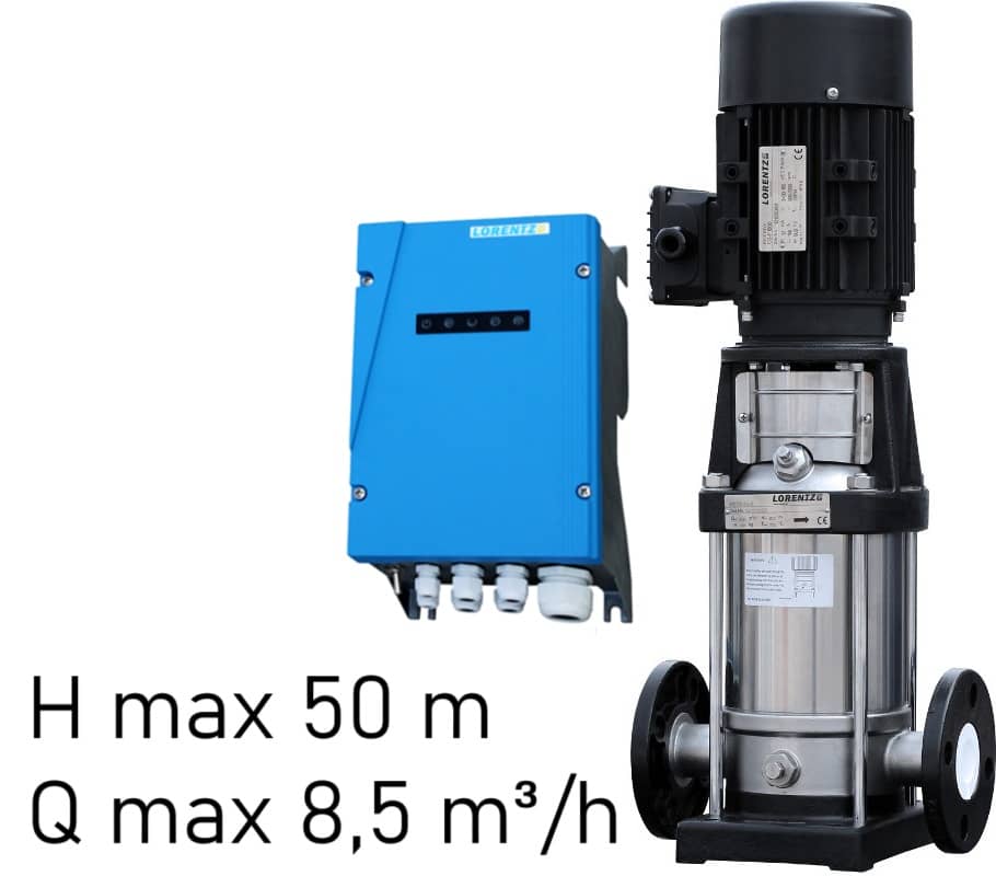 Electrobomba Solar PS2-1800 CS-F4-6 Lorentz - Riego Eficaz