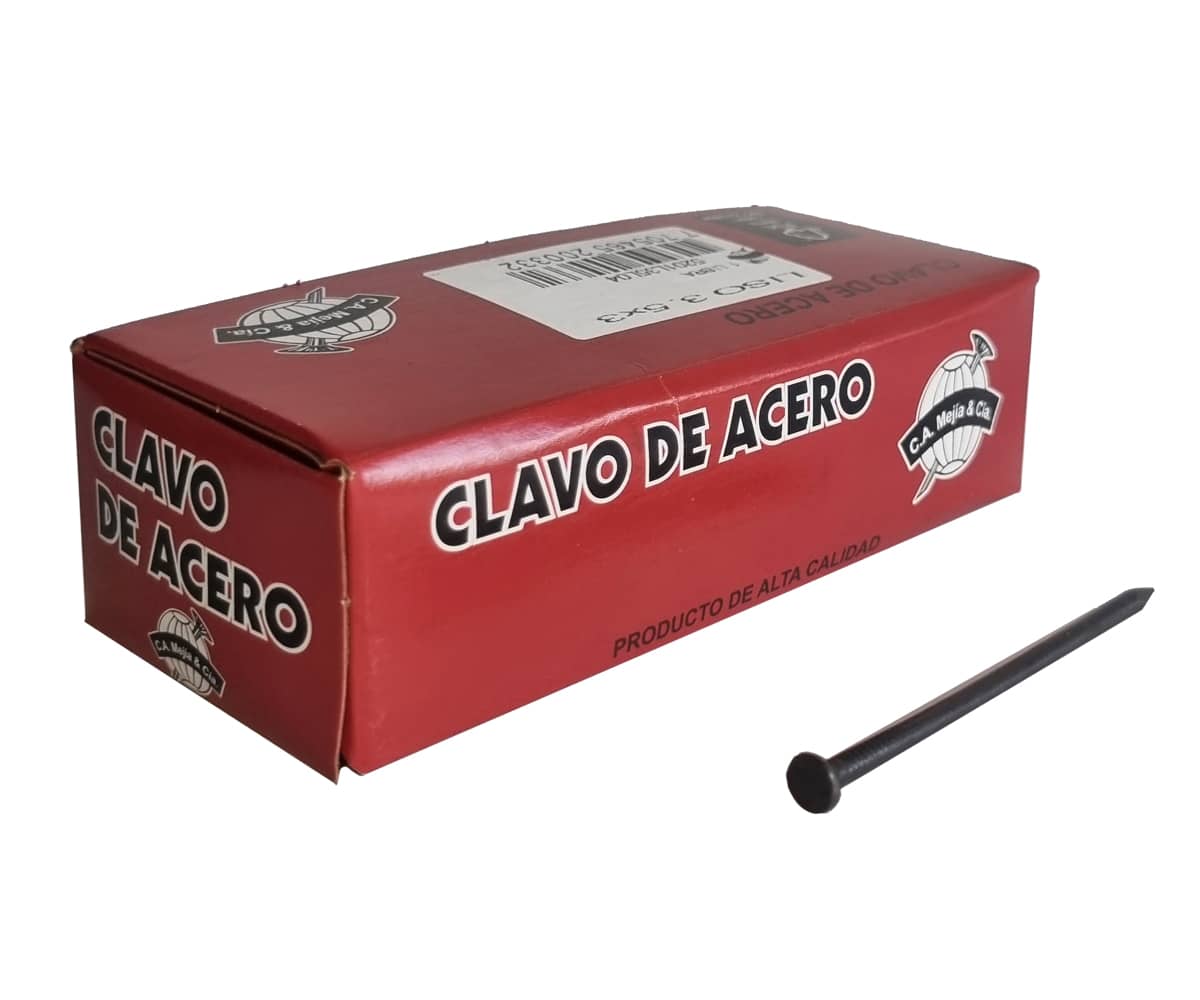 Clavos de Acero 3” | Puntilla Liso