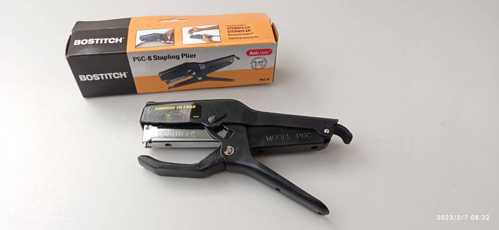 Cosedora Bostitch PC6 para Sacos | Rápida y Portátil
