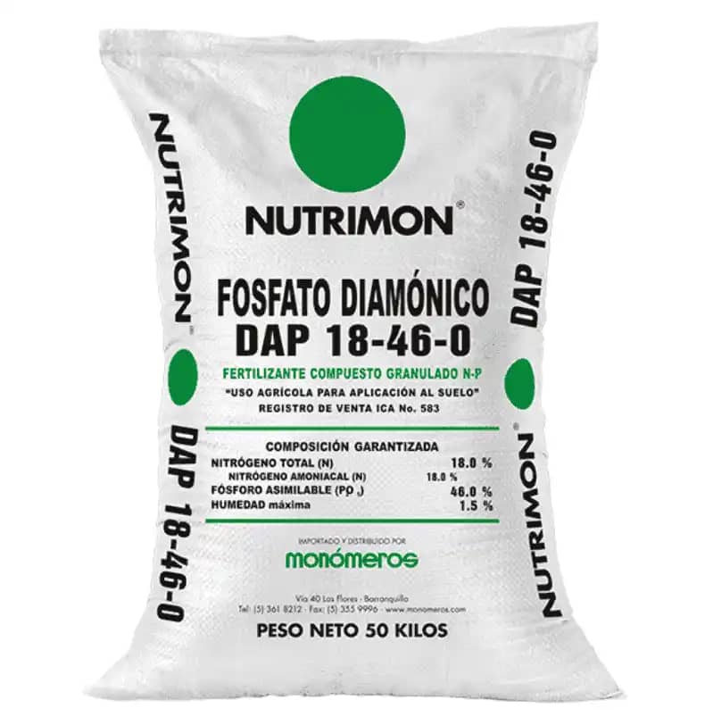 Fertilizante Simple Dap 18-46-0 x 50 Kg