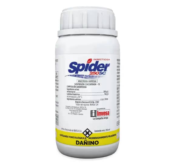 Spider 250 SC insecticida potente para plagas