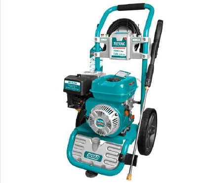 Hidrolavadora con motor a gasolina 6HP marca TOTAL - T/Pesado para 3100 psi