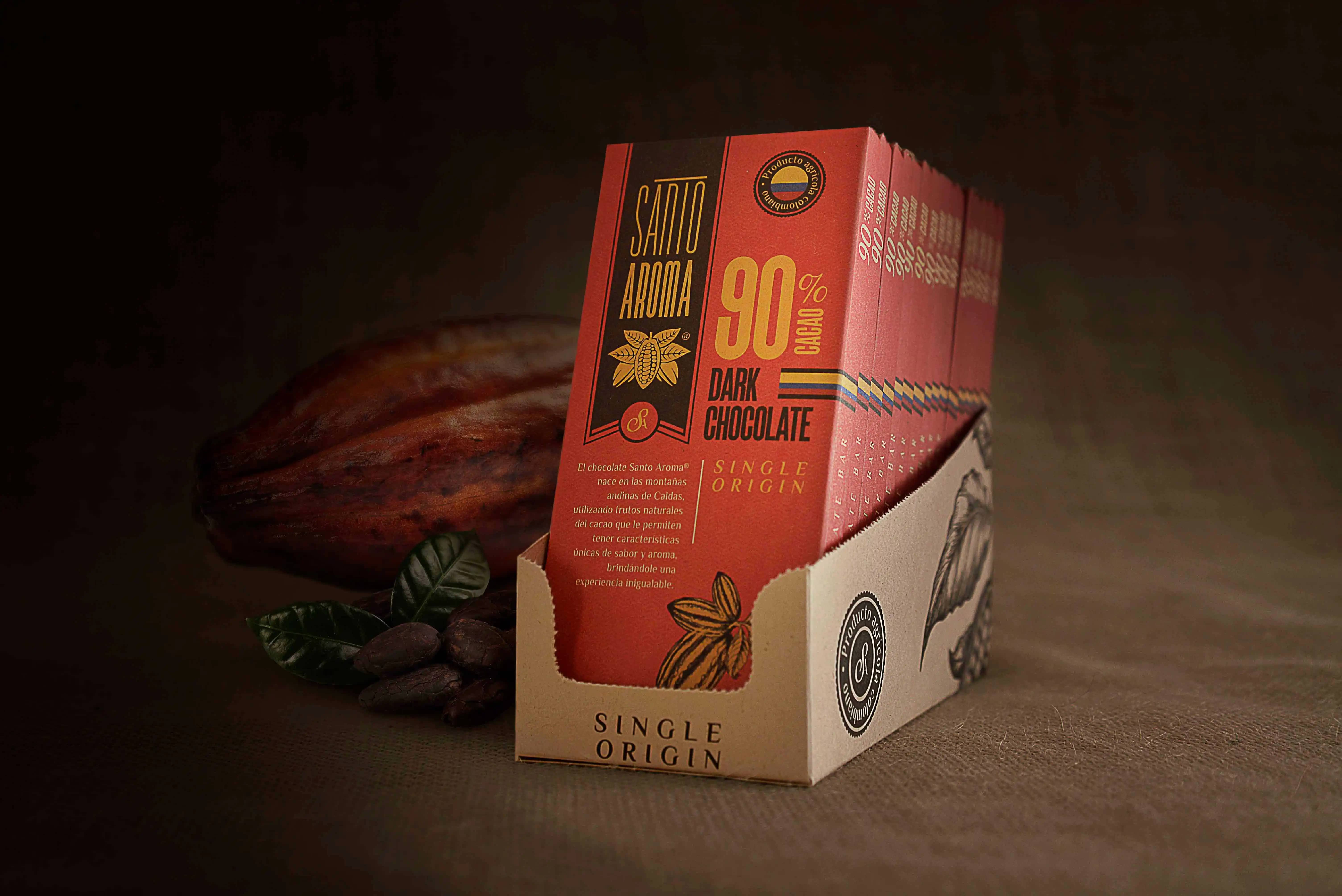 Barra de Chocolate Semiamargo al 90% x 50 Gr
